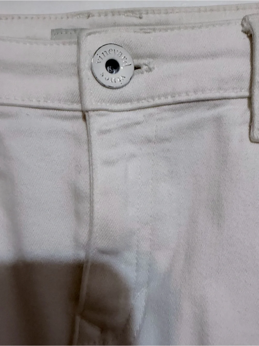 Vineyard Vines White Denim Skirt western country concert sz 8